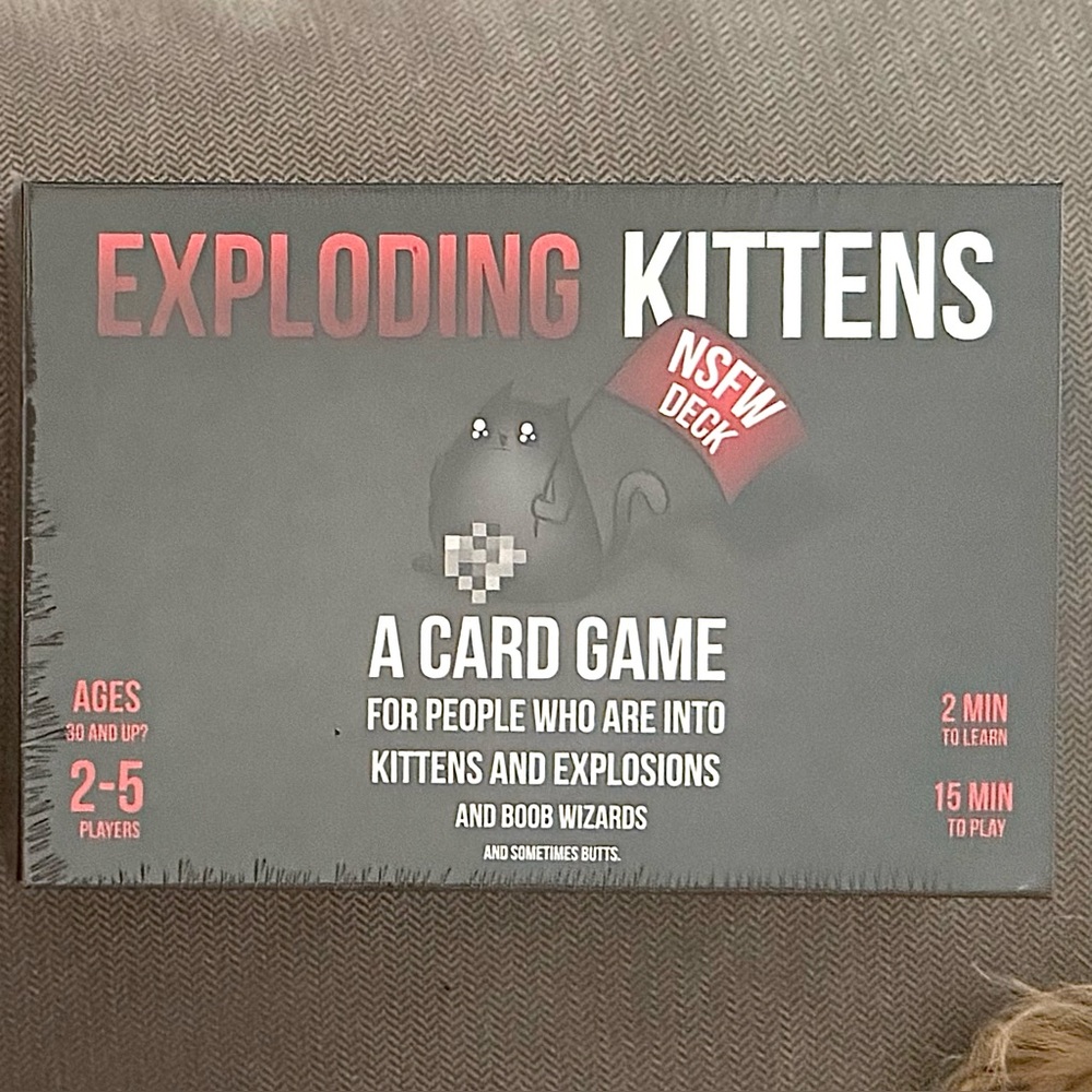Exploding Kittens NSFW Edition Card Game - Picture 2 of 9